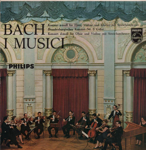 Bach-Konzert A Moll Fur Flote I Musici-Philips-Vinyl LP
