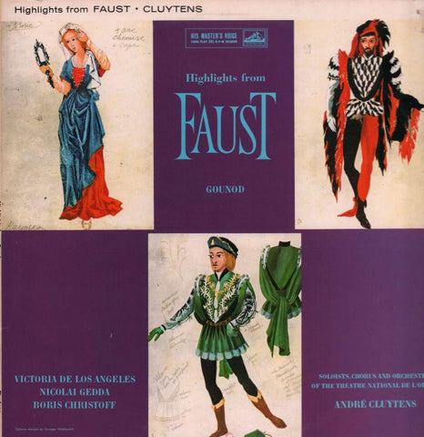 Gounod-Faust Andre Clutyens-HMV-Vinyl LP