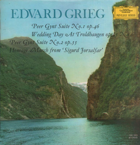 Grieg-Peer Gynt Sigurd Forsalfar-Deutsche Grammophon-Vinyl LP