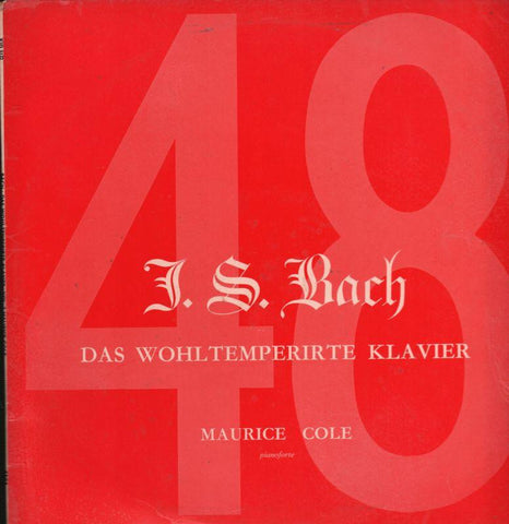 Bach-Das Wohltemperirte Klavier-Saga-Vinyl LP