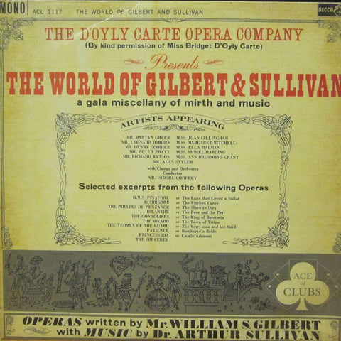 The World Of Gilbert & Sullivan-Decca-Vinyl LP-VG/NM - Shakedownrecords