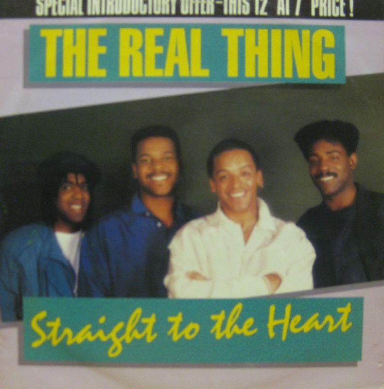 The Real Thing-Straight To The Heart-JIVE-12" Vinyl