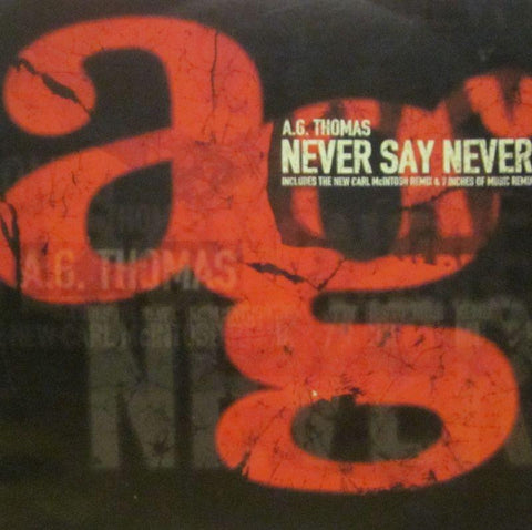 A.G Thomas-Never Say Never-Capiitol-12" Vinyl