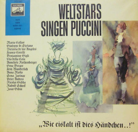 Welstars Singen Puccini-Wie Eiskalt Ist Dies Handchen-HMV-Vinyl LP