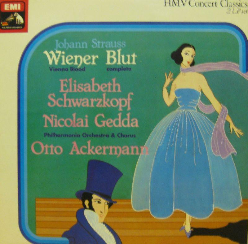 Strauss-Wiener Blut-HMV-2x12" Vinyl LP Gatefold