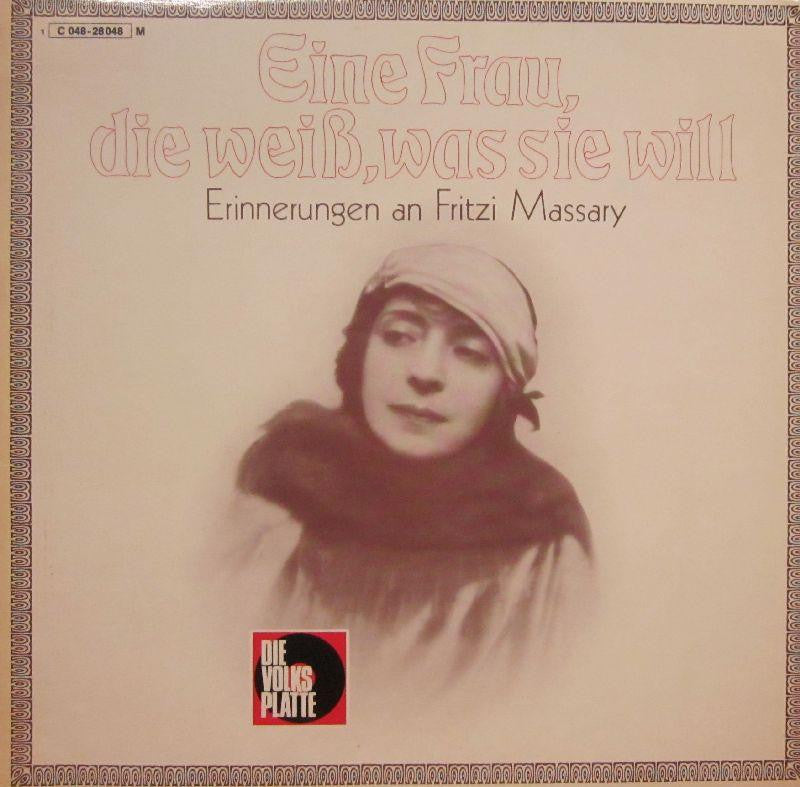 Fritzi Massary-Eine Frau, Die Weib, Was Sie Will-Die Volks Platte-Vinyl LP