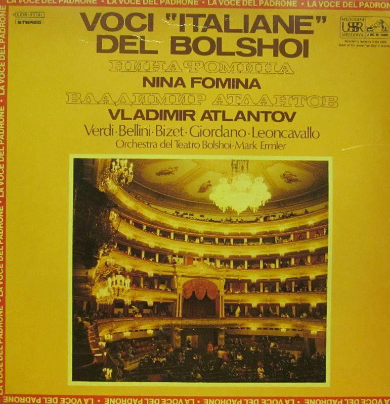 Nina Fomina/Vladmir Atlantov-Voci Italiane Del Bolshoi-Melodiya-Vinyl LP Gatefold