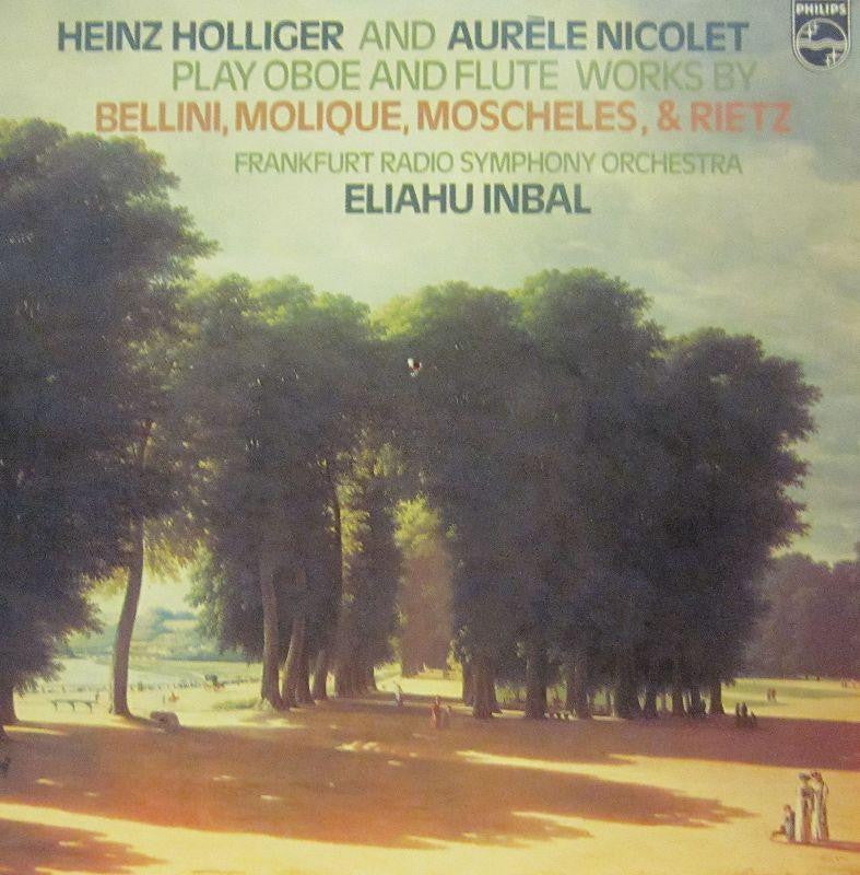 Hollinger/Nicolet-Play Oboe And Flute Works-Philips-Vinyl LP