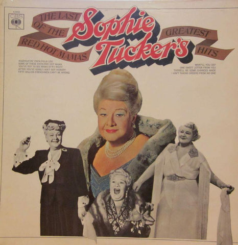 Sophie Tucker-The Last Of The Red Mamas-CBS-Vinyl LP