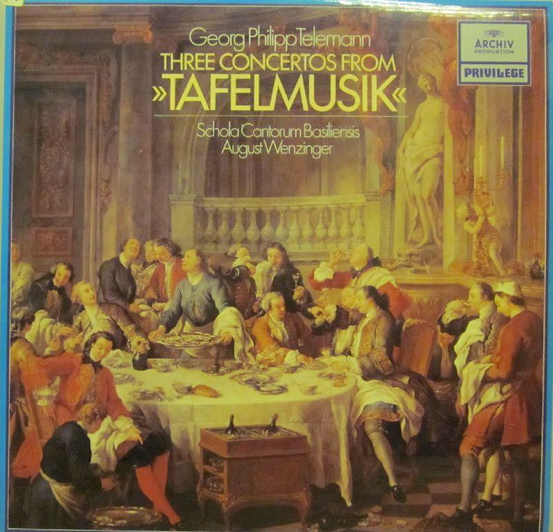 Telemann-Three Concertos From Tafelmusik-Archive-Vinyl LP