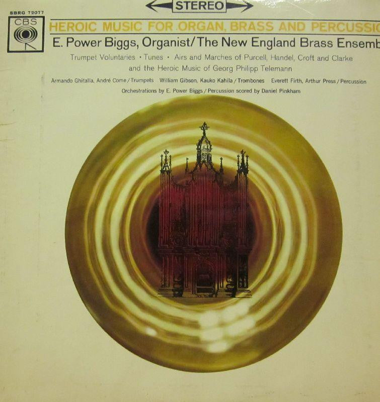 The New English Ensemble-Heroic Music For Organ, Brass And Percussion-CBS-Vinyl LP