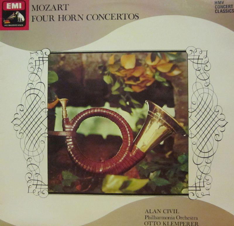Mozart-Four Horn Concertos-HMV/EMI-Vinyl LP