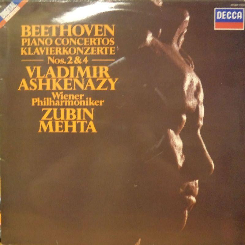 Beethoven-Piano Concertos No.2 & 4-Decca-Vinyl LP