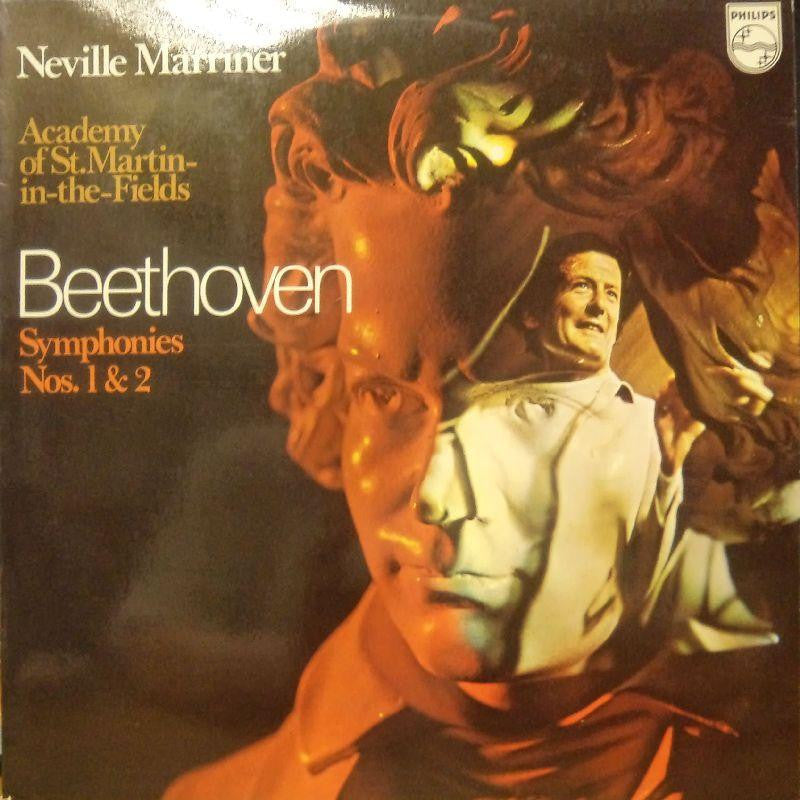 Beethoven-Symphonies No.1 & 2-Philips-Vinyl LP