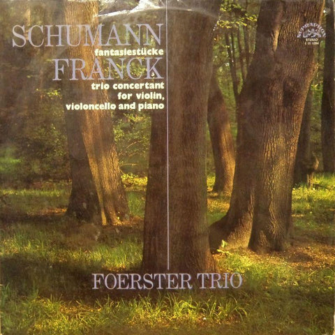 Schumann-Fantasiestucke-Supraphon-Vinyl LP