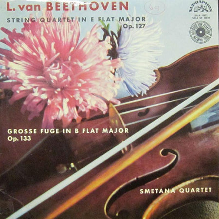 Beethoven-String Quartet In E Flat-Supraphon-Vinyl LP