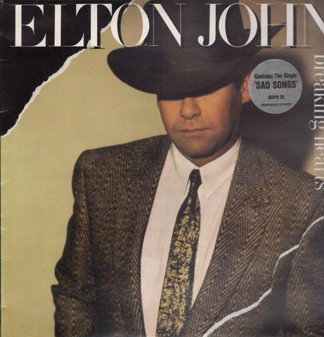 Elton John-Breaking Hearts-Rocket Record Company-Vinyl LP