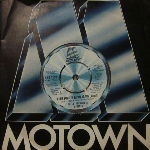 Billy Preston & Syreeta-With You I'm Born Again-Motown-7" Vinyl