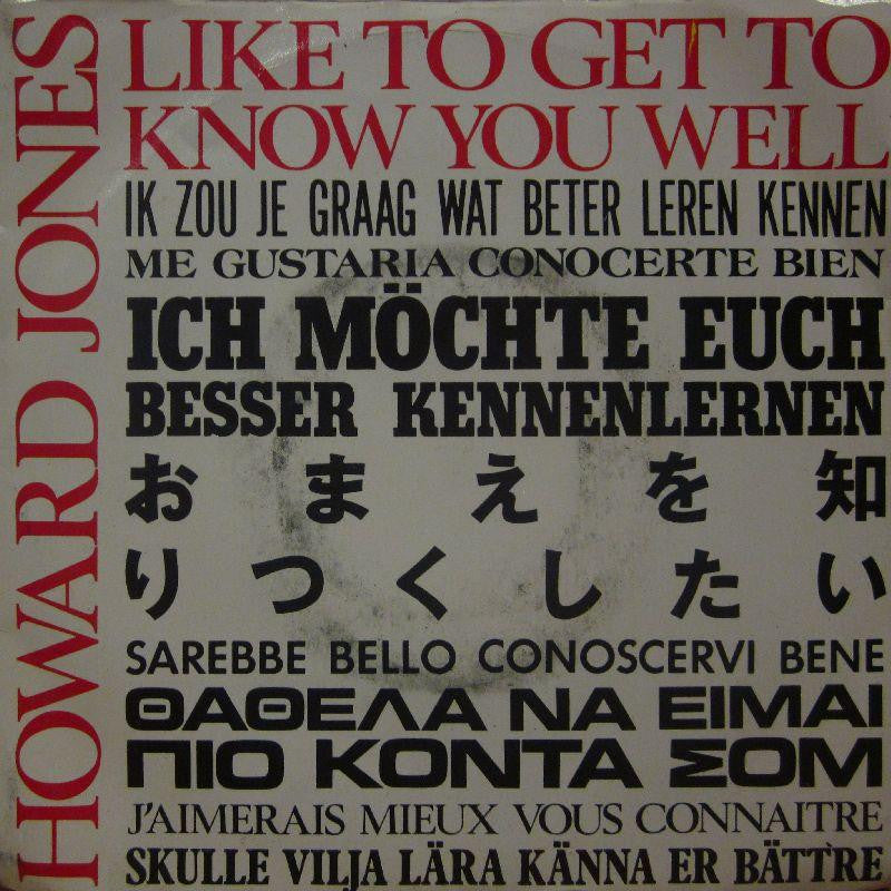 Howard Jones-Like To Get To Know You Well-7" Vinyl P/S
