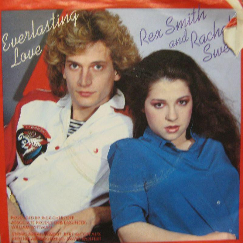 Rex Smith And Rachel Sweet-Everlasting Love-7" Vinyl P/S
