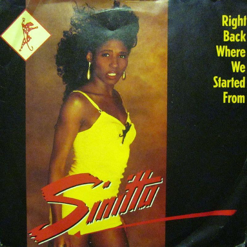 Sinitta-Right Back Where We Started From-7" Vinyl P/S