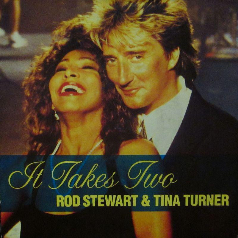 Rod Stewart & Tina Turner-It Takes Two-7" Vinyl P/S