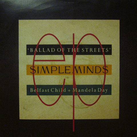 Simple Minds-Ballad Of The Streets-7" Vinyl P/S
