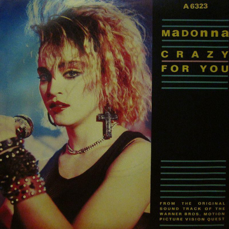 Madonna-Crazy For You-Geffen-7" Vinyl P/S
