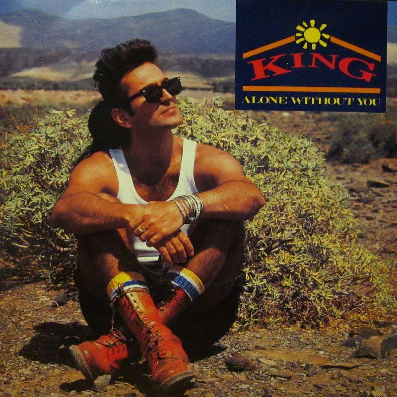 King-Alone Without You-CBS-7" Vinyl P/S