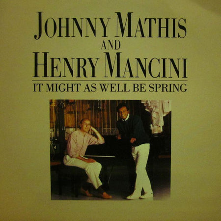 Johnny Mathis & Henry Mancini-It Might As Well Be Spring-CBS-7" Vinyl P/S