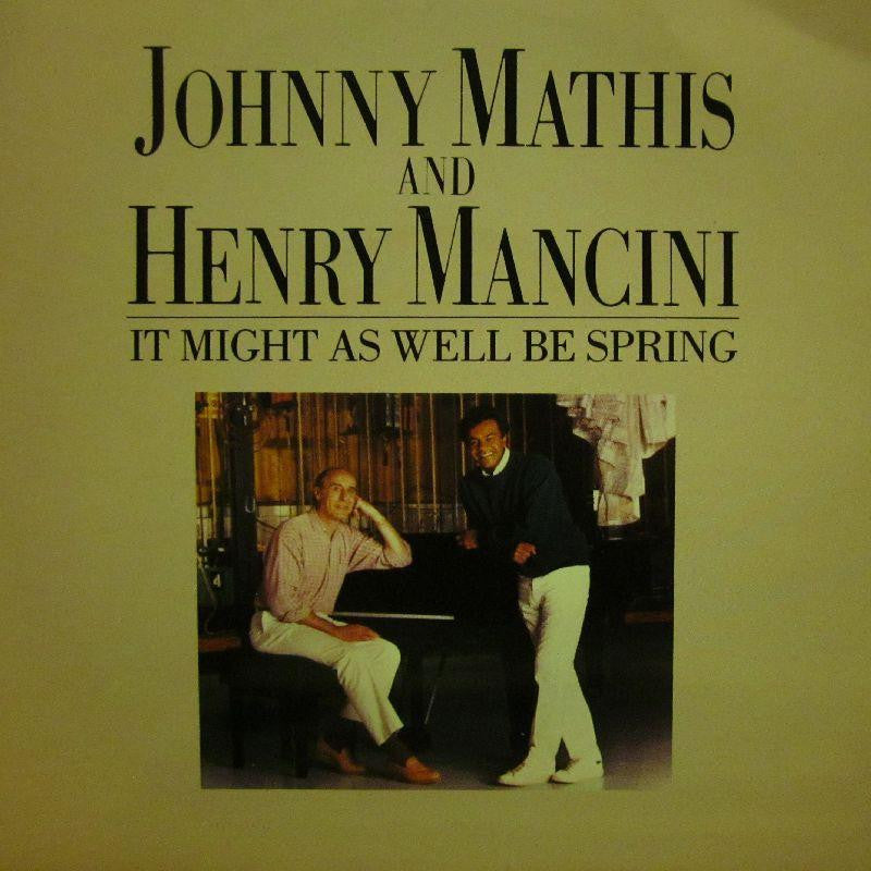 Johnny Mathis & Henry Mancini-It Might As Well Be Spring-CBS-7" Vinyl P/S