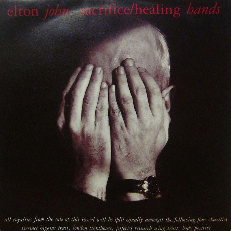 Elton John-Healing Hands-Rocket Record Company-7" Vinyl P/S