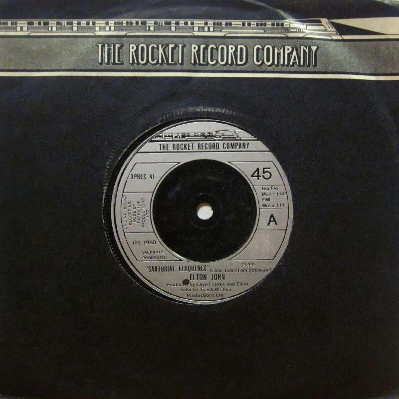 Elton John-Sartorial Eloquence-Rocket Record Company-7" Vinyl