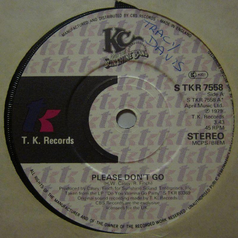 KC & The Sunshine Band-Please Don't Go-T.K. Disco-7" Vinyl