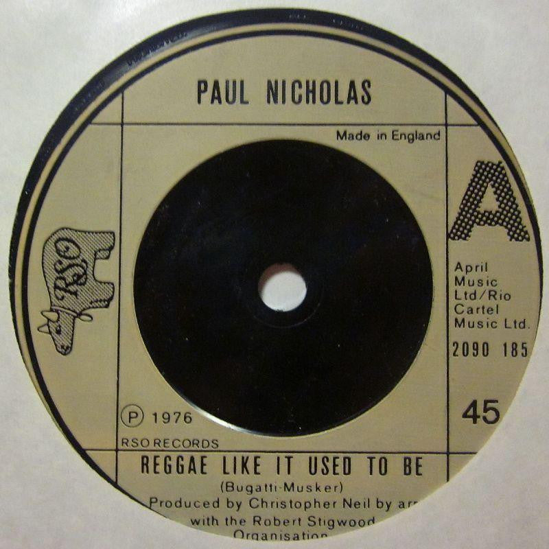 Paul Nicholas-Reggae Like It Used To Be-RSO-7" Vinyl