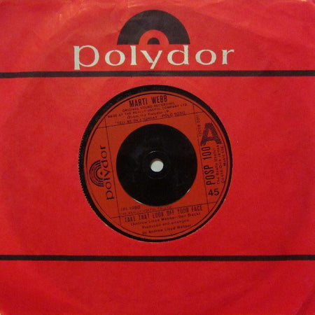 Marti Webb-Take That Look Off Your Face-Polydor-7" Vinyl P/S