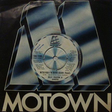 Billy Preston-With You I'm Born Again-7" Vinyl