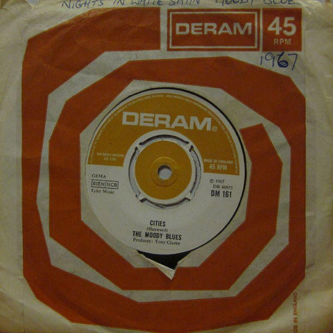 The Moody Blues-Cities-Deram-7" Vinyl
