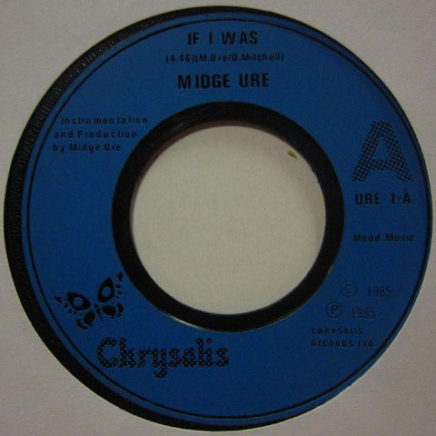 Midge Ure-If I Was-Chrysalis-7" Vinyl