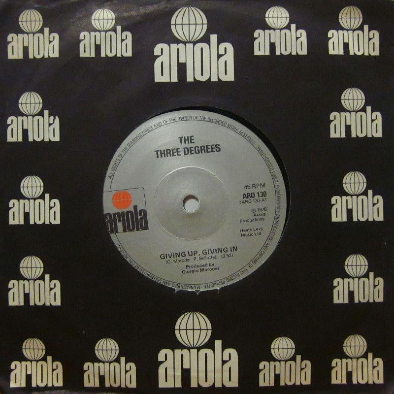 The Three Degrees-Giving Up Giving In-Ariola-7" Vinyl