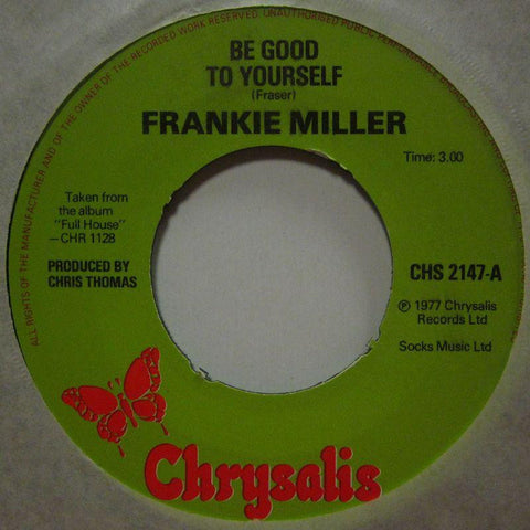 Frankie Miller-Be Good To Yourself-Chrysalis-7" Vinyl