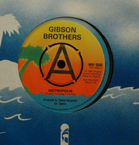 Gibson Brothers-Metropolis-Island-7" Vinyl