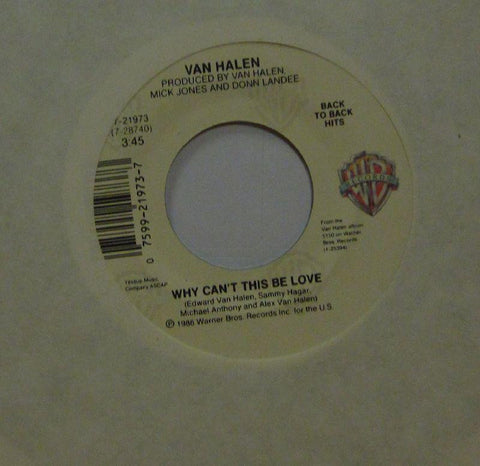Van Halen-Why Can't This Be Love-Warner-7" Vinyl