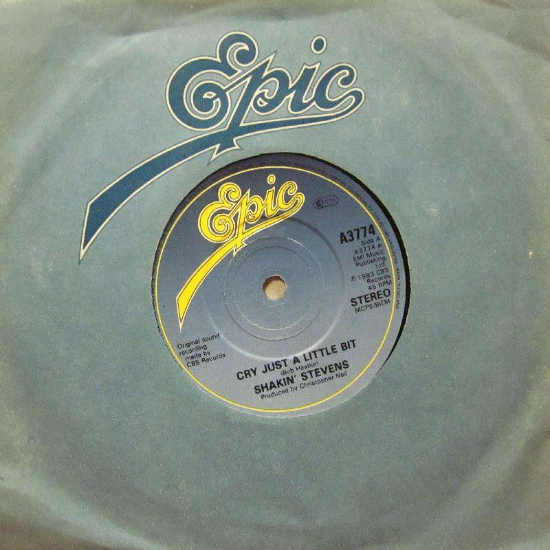 Shakin' Stevens-Cry Just A Little Bit-7" Vinyl