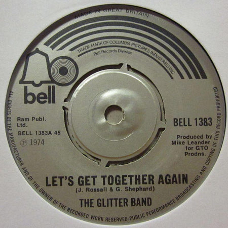 The Glitter Band-Let's Get Together Again-7" Vinyl