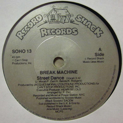 Break Machine-Street Dance-7" Vinyl