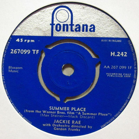 Jackie Rae-Summer Place-7" Vinyl