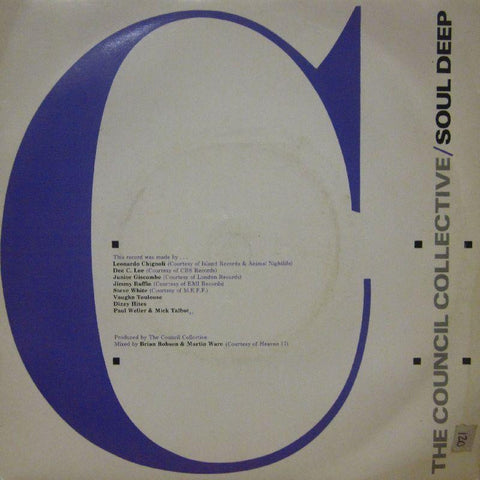 The Council Collective-Soul Deep-7" Vinyl P/S