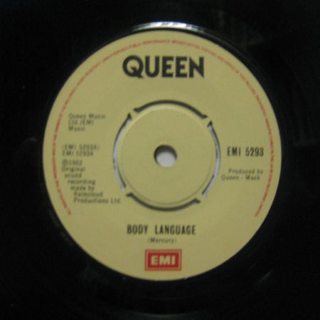 Queen-Body Language-7" Vinyl