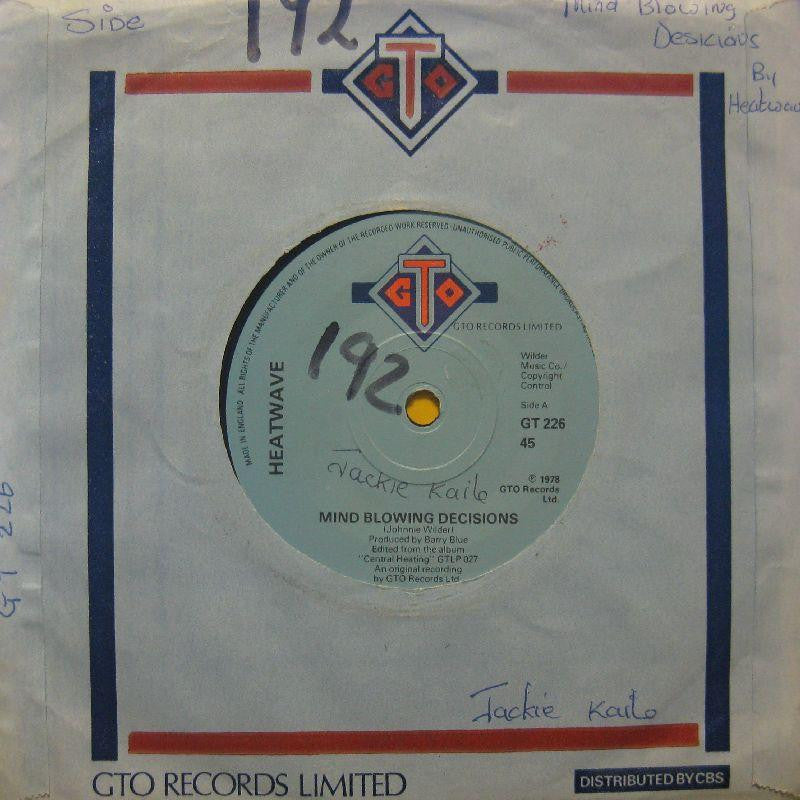 Heatwave-Mind Blowing Decisions-7" Vinyl
